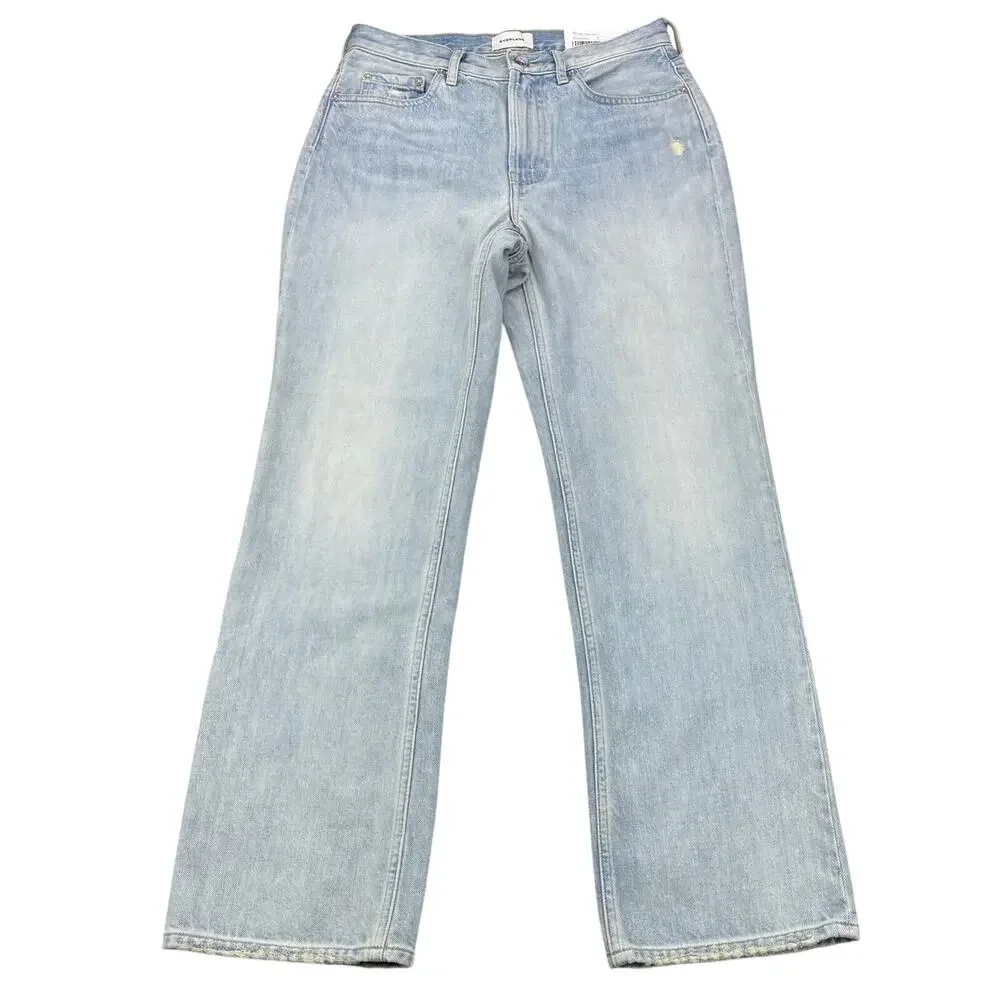 NWT EVERLANE The Cheeky Straight Jean Size 26 Weathered Beach - Picture 3 of 10